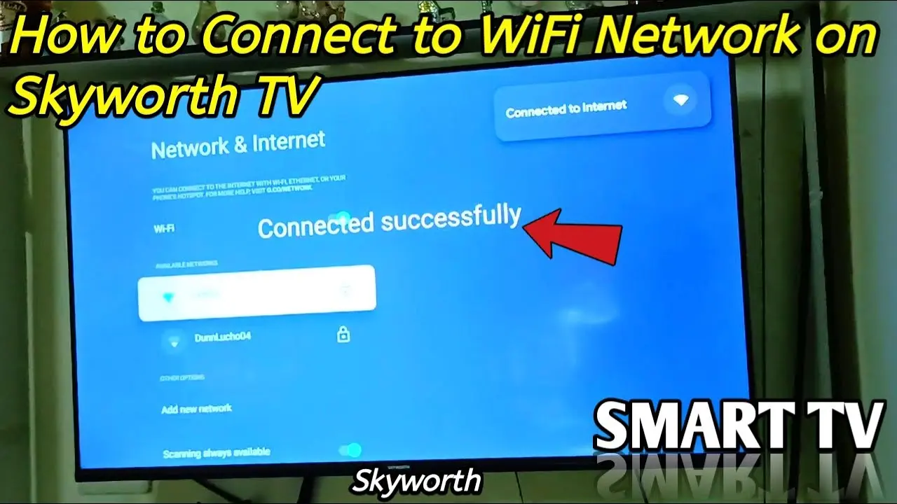 skyworth smart tv como conectar wi fi - Cómo vincular mi control skyworth