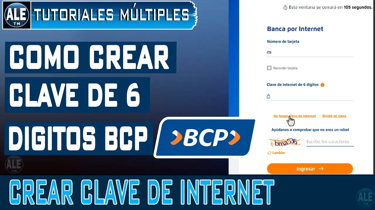 como crear mi clave de internet bcp - Cuál es la clave del Internet