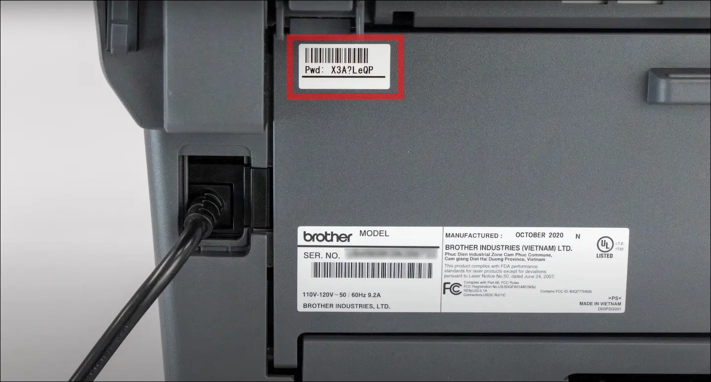 brother wifi password - Cuál es la contraseña de la impresora Brother DCP t520w