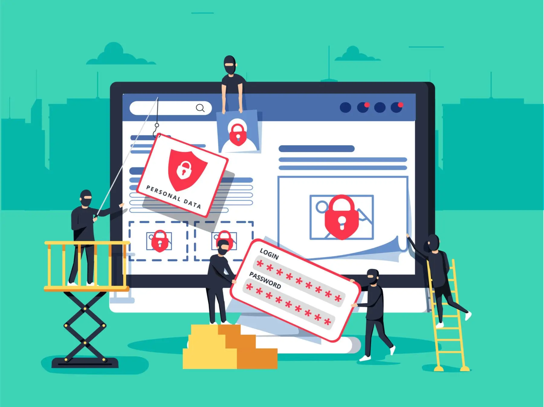 robo de identidad en internet - Cuáles son los diferentes tipos de robo de identidad