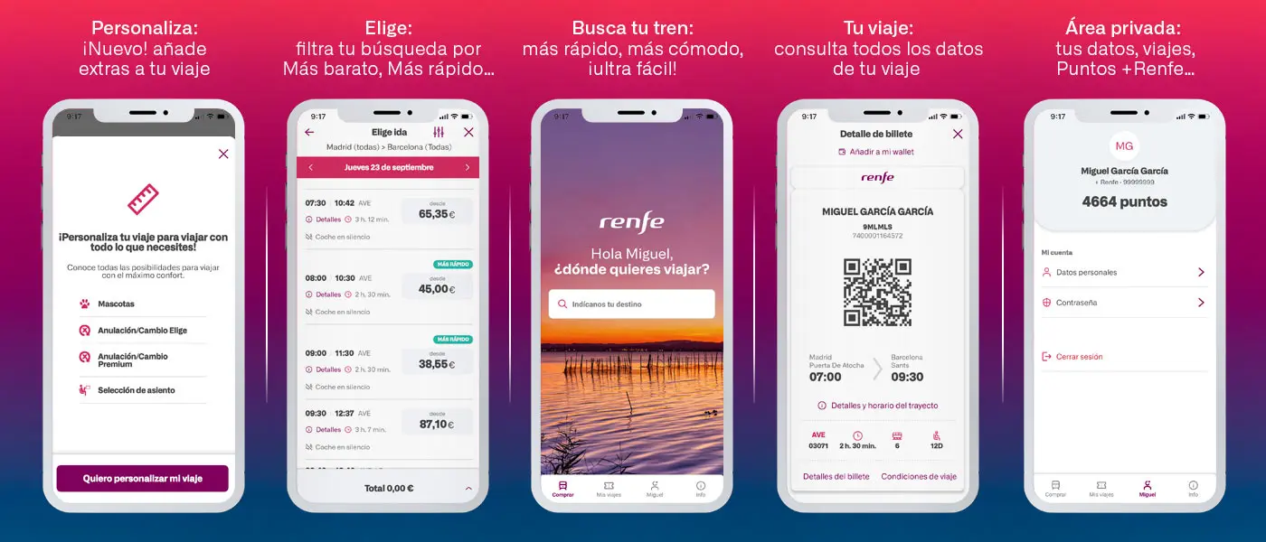 comprar billetes de tren por internet - Cuándo hay que reservar para viajar en tren