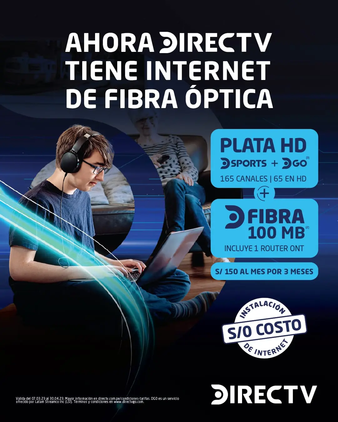 directv internet satelital peru - Cuánto cuesta Directv en Perú