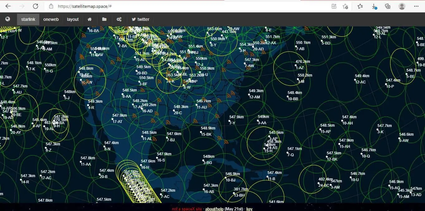 satellite starlink position - Does Starlink change position