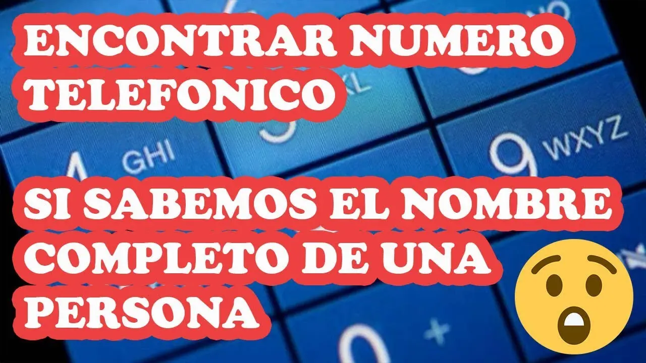 como buscar un numero de celular en internet - Dónde averiguar número de celular