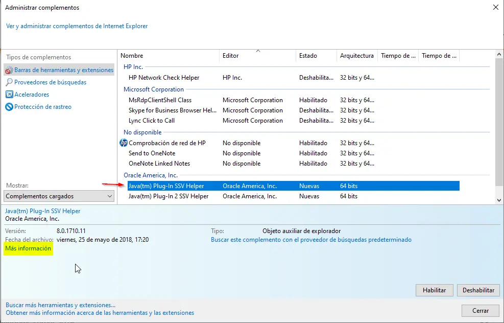El Administrador de Complementos de Internet Explorer - Dónde está Administrador de complementos administrador de complementos internet explorer - Dónde está Administrador de complementos