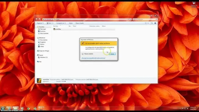 la configuracion de seguridad de internet impide abrir estos archivos - Dónde está la configuracion de seguridad de Windows