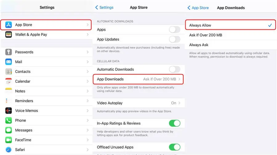 wi fi iphone descargas - Dónde están las descargas en un iPhone
