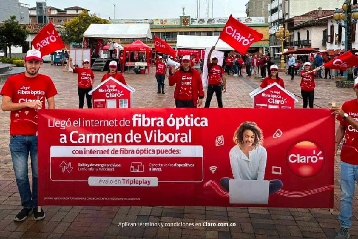 claro internet fibra optica colombia - Dónde hay fibra óptica en Colombia