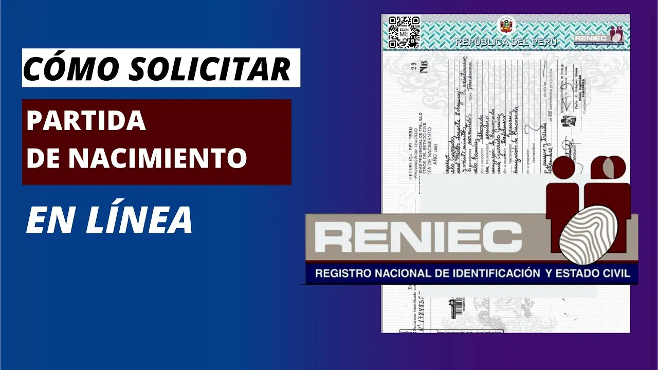 solicitar partida de nacimiento actualizada por internet - Dónde puedo sacar una partida de nacimiento actualizada