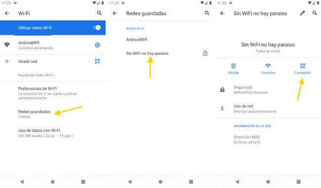 mostrar contraseñas guardadas de wifi - Dónde se puede ver las contraseñas guardadas en el celular