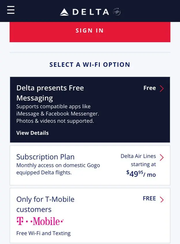 wifi delta com free messaging pass - How do I contact Delta WIFI onboard