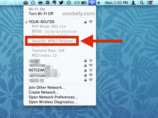 what security is my wifi - How do I find my Wi-Fi security type