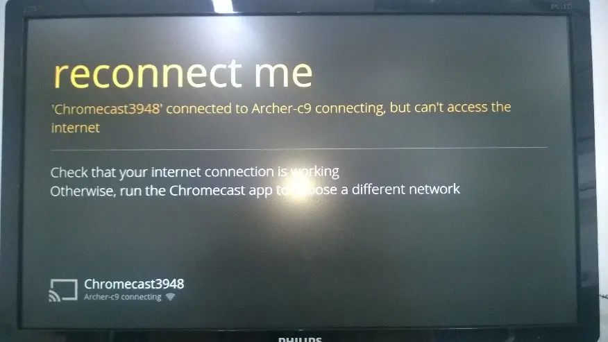 chromecast not connecting to wifi - How do I reconnect Chromecast to Wi-Fi