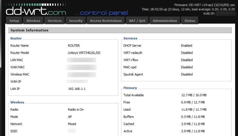 dd wrt default wifi password - How to recover DD-WRT router password