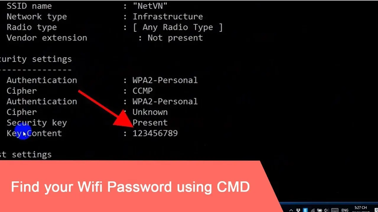 how to see wifi password using cmd - How to see Wi-Fi network in cmd
