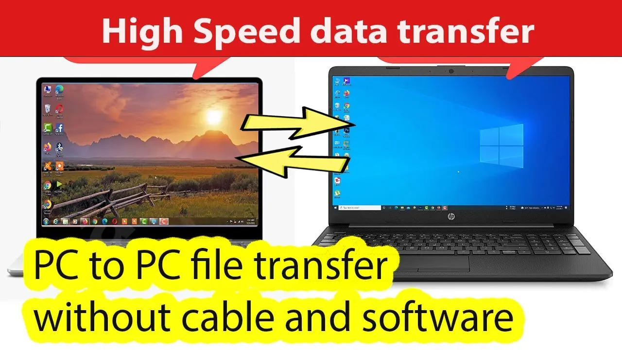 how to transfer files from pc to pc over wifi - How to transfer files from PC to PC