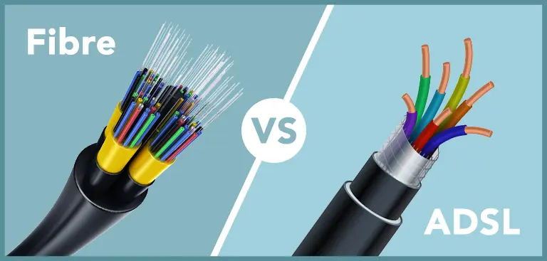 what is the difference between adsl and fibre optic broadband - Is fibre broadband better than DSL