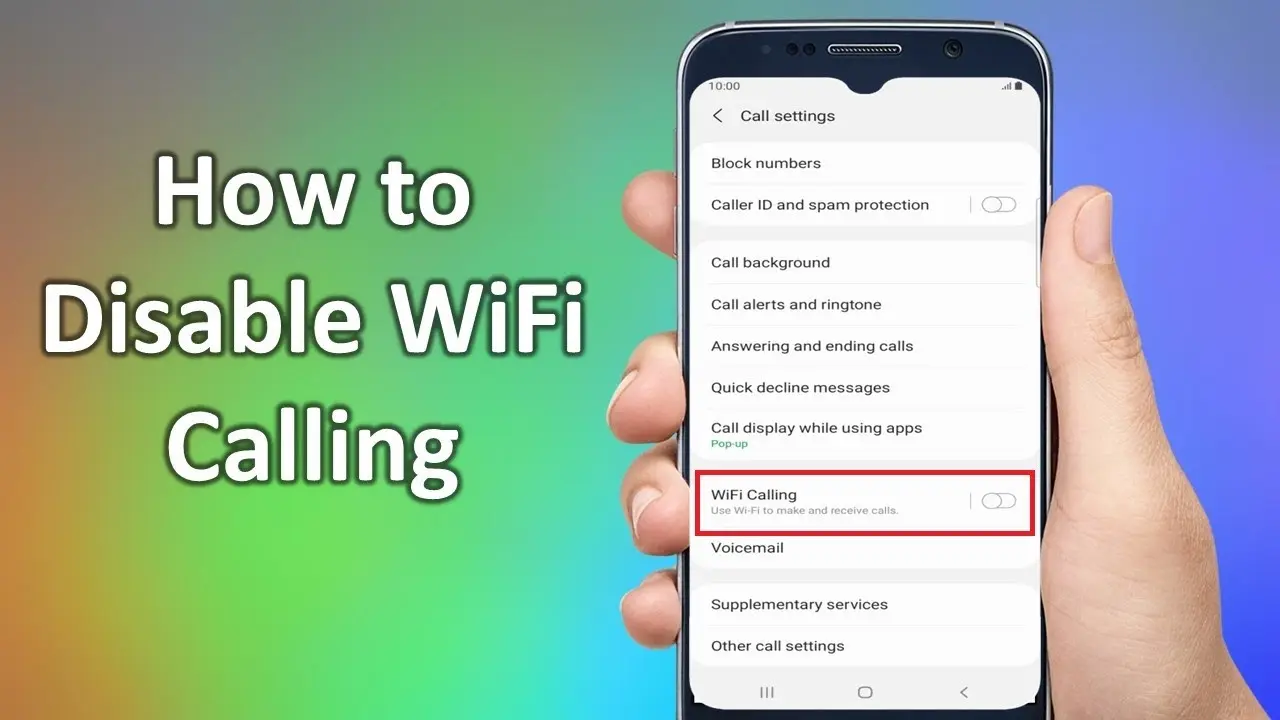 disable wi fi calling - Is it good to turn off Wi-Fi calling