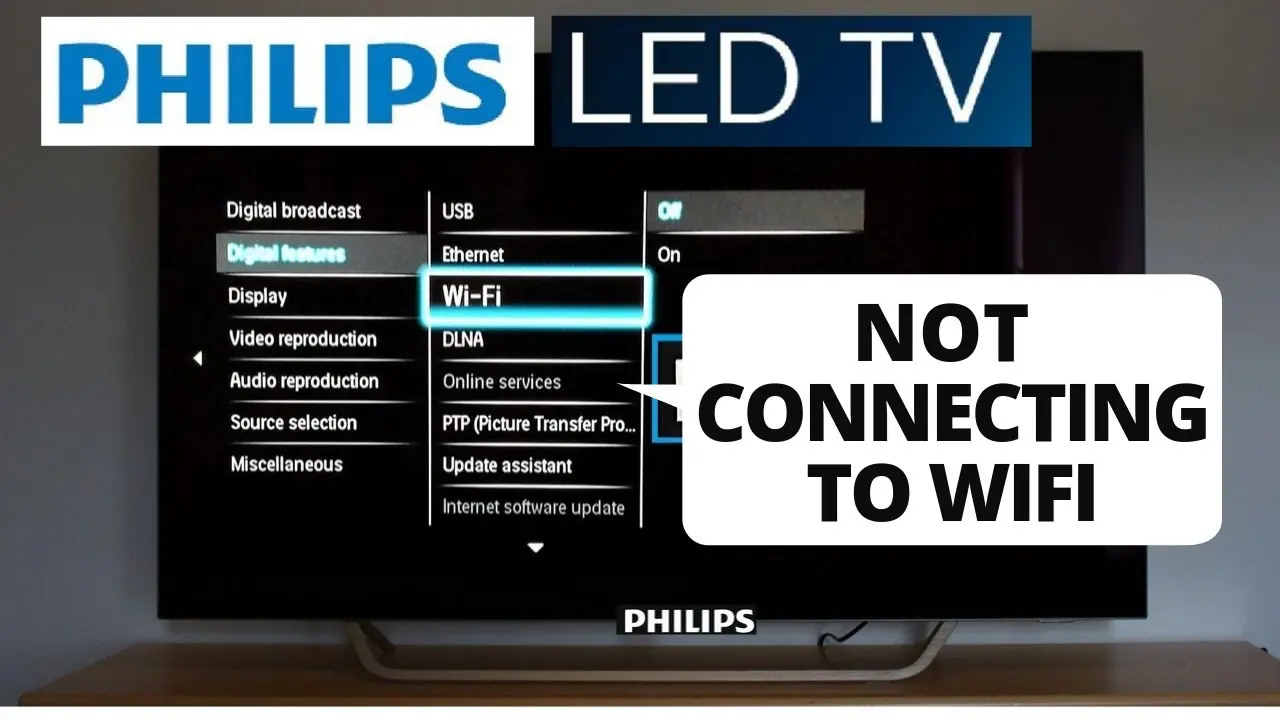 prolemas fe wi fi con smart tv philips - Por qué mi televisor inteligente Philips se sigue desconectando del WiFi