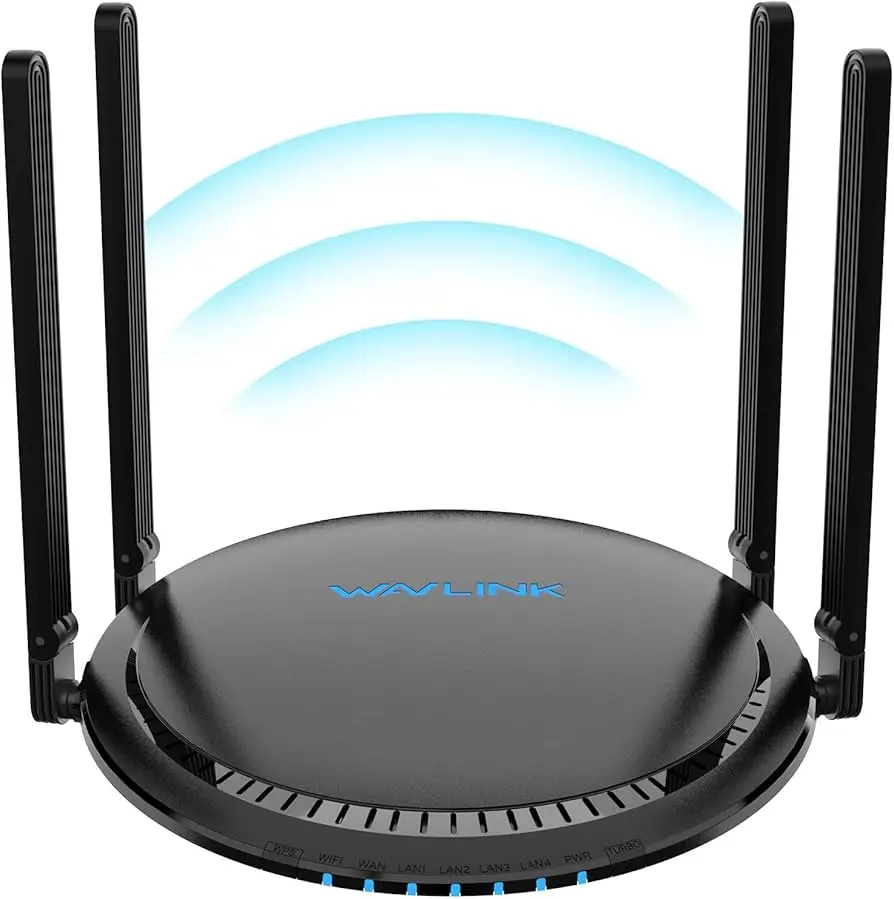 router inalambrico wifi tres antenas wireless wi-fi te - Qué alcance tiene un router de 3 antenas