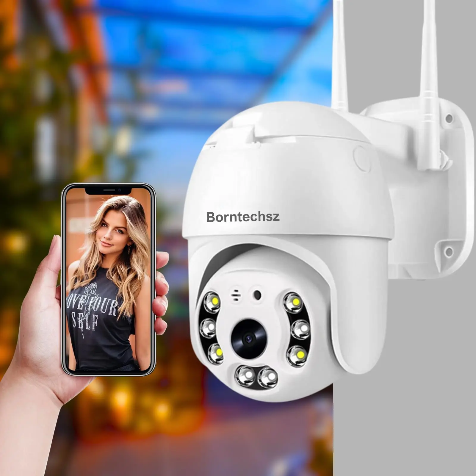 camara ip inalambrica wi-fi motorizado - Qué alcance tiene una cámara IP