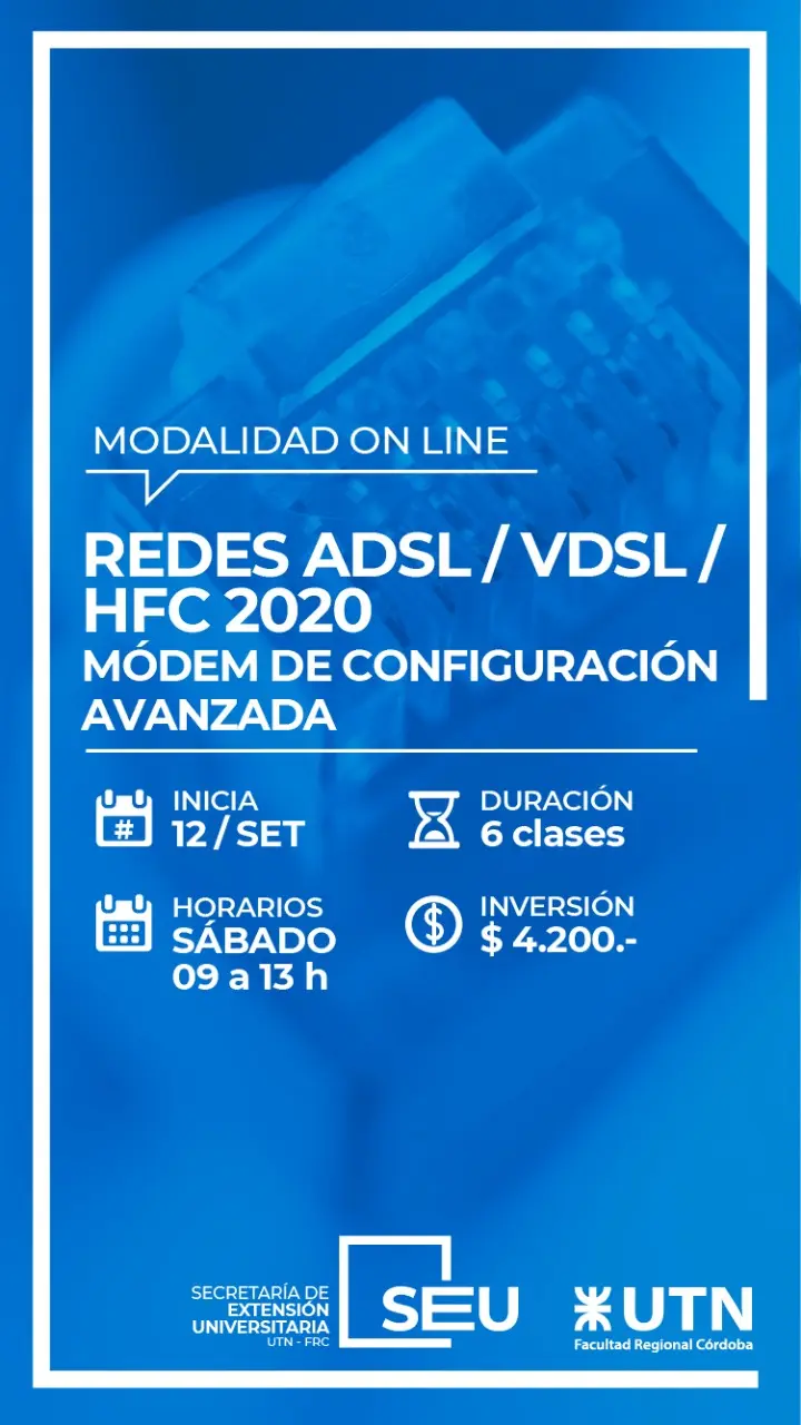 La UTN y su oferta educativa: cursos, tecnicaturas y carreras a distancia - Qué carreras a distancia ofrece la UTN utn curso adsl - Qué carreras a distancia ofrece la UTN