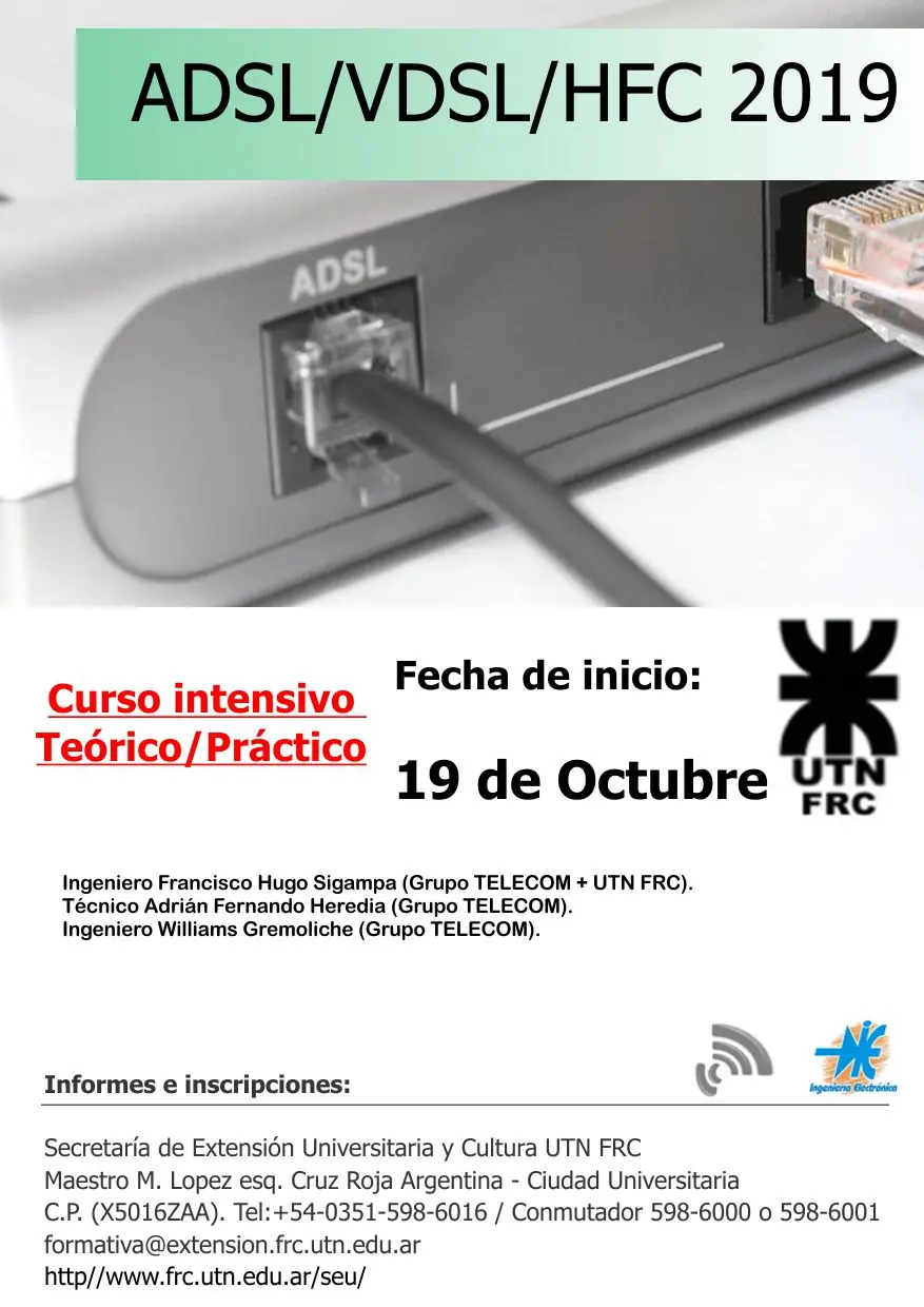 La UTN y su oferta educativa: cursos, tecnicaturas y carreras a distancia - Qué cursos hay en la UTN utn curso adsl - Qué cursos hay en la UTN