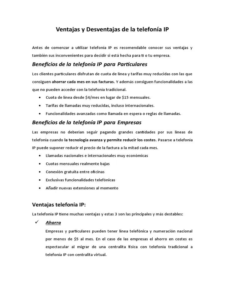 desventajas de la telefonia tradicional - Qué desventajas tiene la llamada telefónica