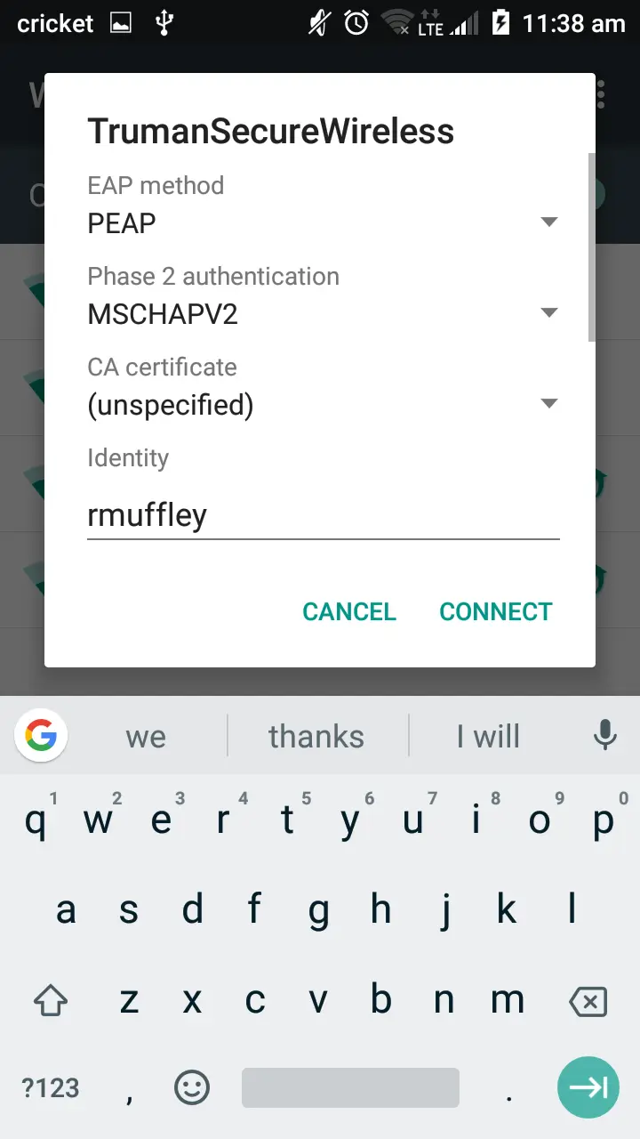 peap wifi android - Qué es autenticacion de fase 2 WiFi