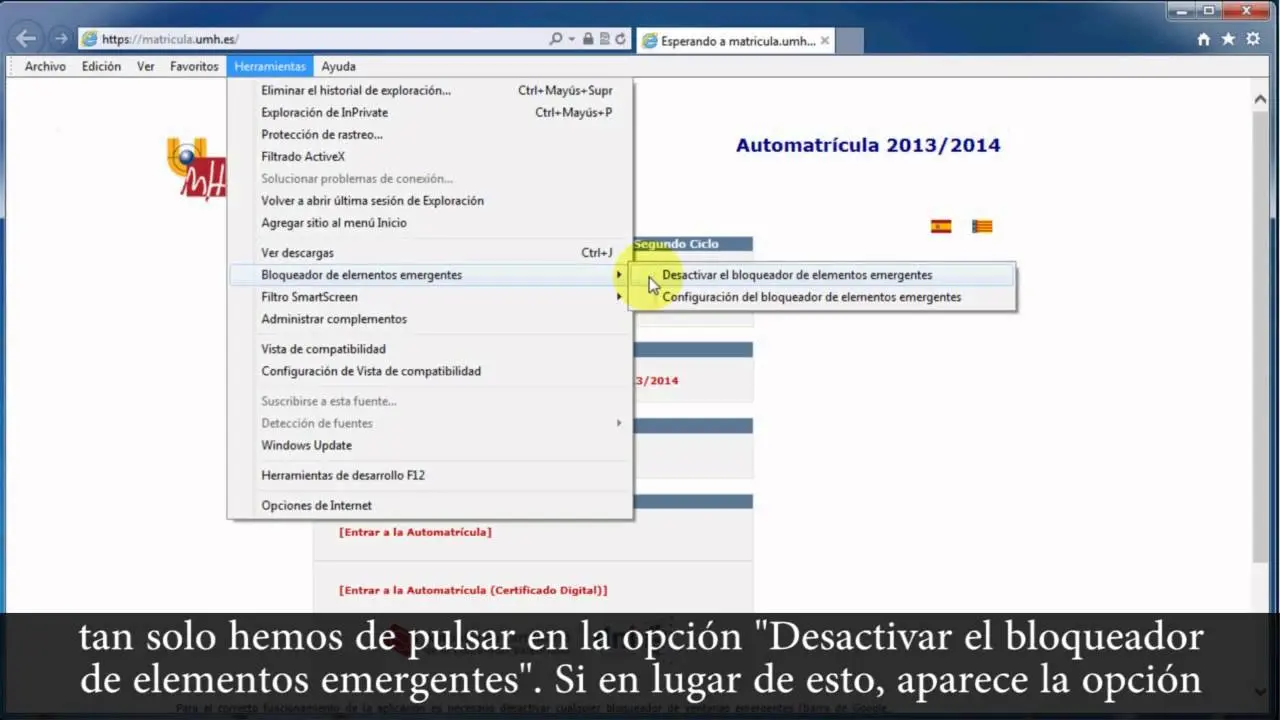 El bloqueador de elementos emergentes en Internet Explorer - Qué es el bloqueador de elementos emergentes bloqueador de elementos emergentes internet explorer - Qué es el bloqueador de elementos emergentes