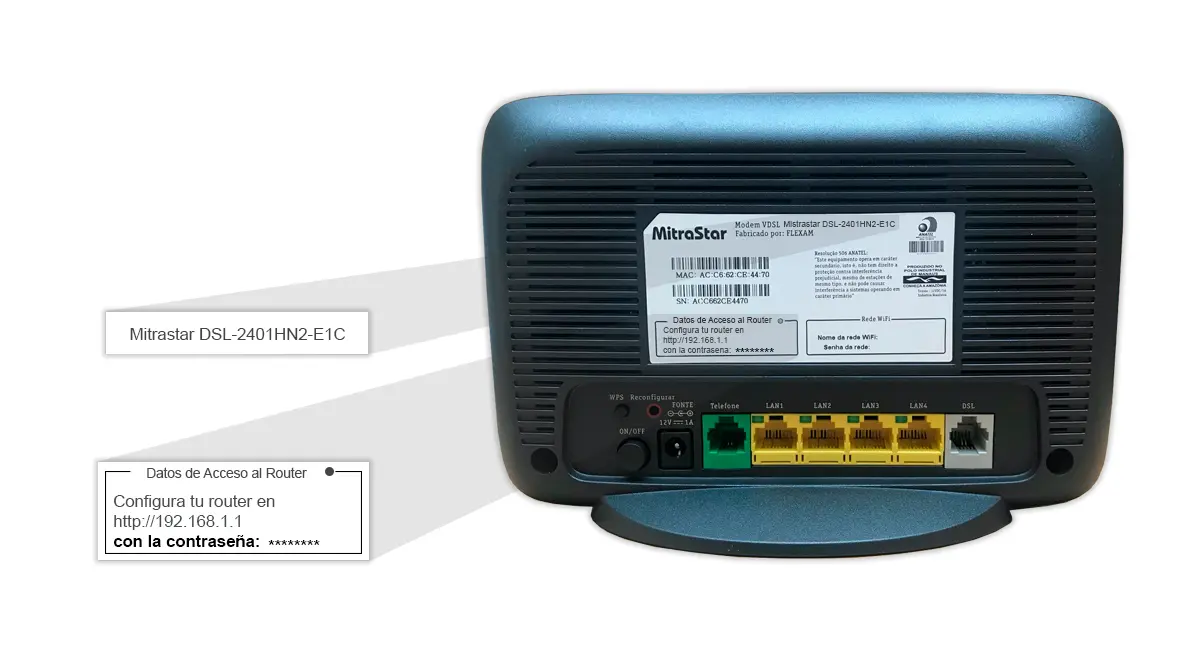 ip por defecto modem adsl telefonica - Qué es el IP en Movistar