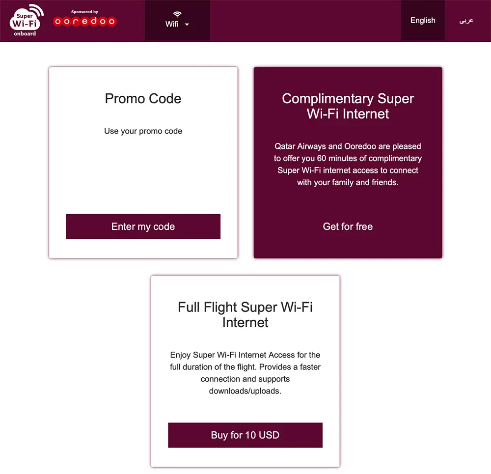 super wifi qatar airways - Qué es el Privilege Club de Qatar Airways