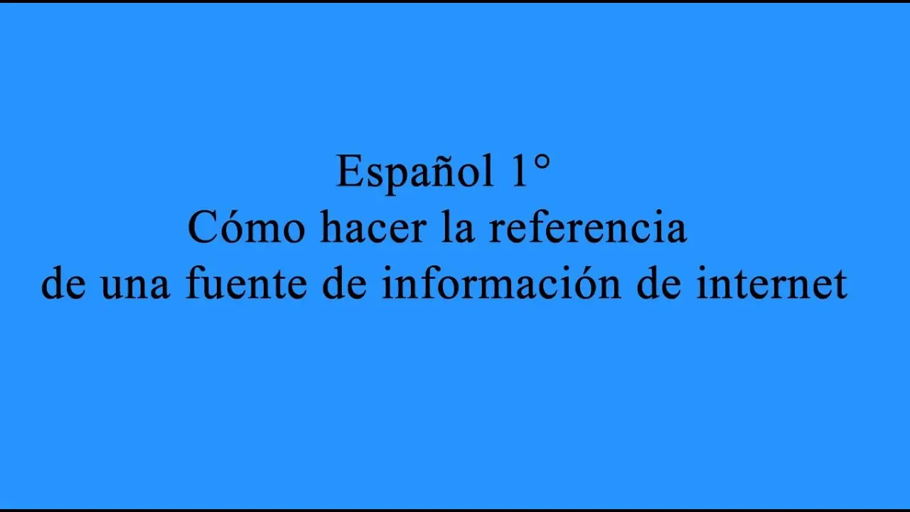 como se llama la informacion sacada de internet - Qué es la bibliografía y la webgrafía