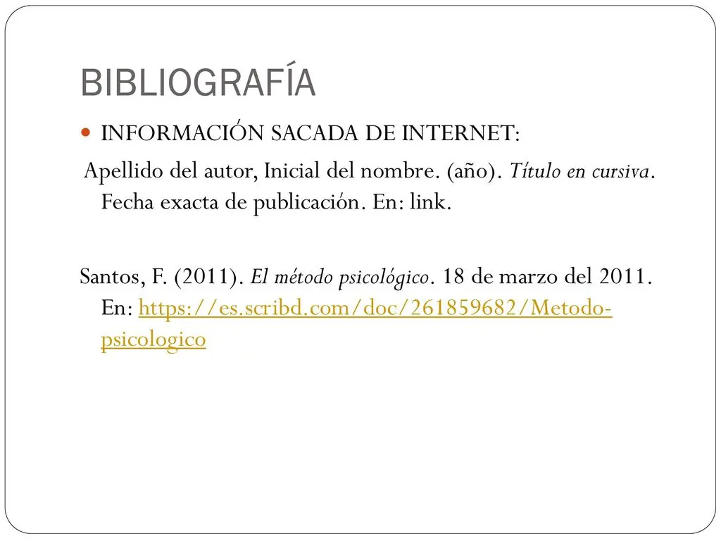 como se llama a la bibliografia de internet - Qué es una bibliografía de Internet