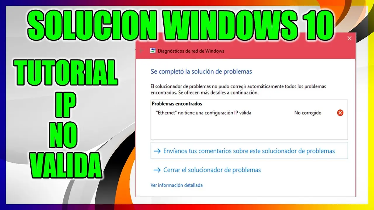 cuando me aparece wi-fi no tiene una configuracion ip valida - Qué hacer cuando el Wi-Fi no tiene una configuración IP válida