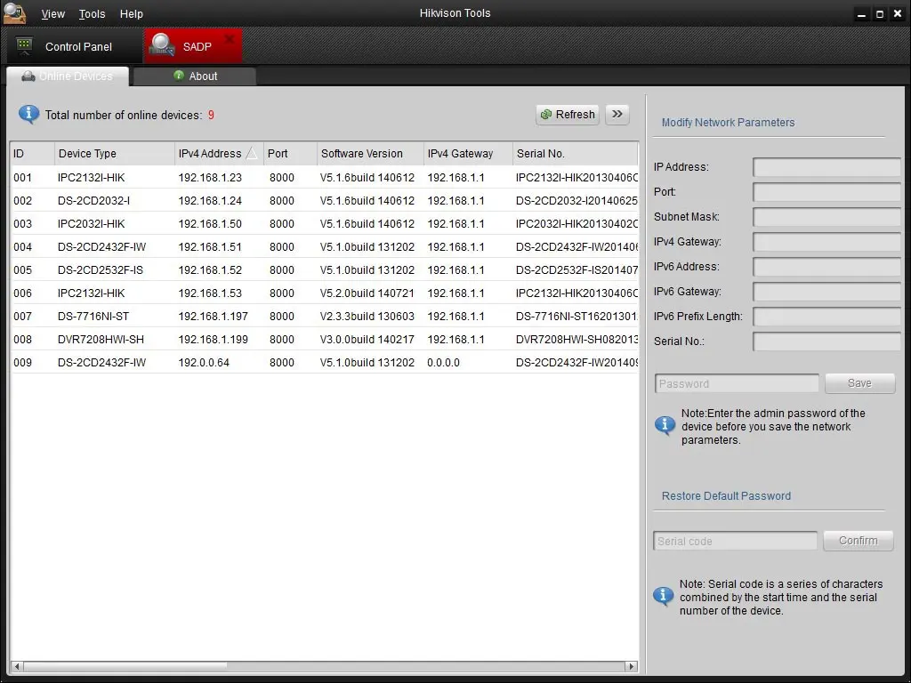 ip wi fi hikvi - Qué IP por default tienen las camaras hikvision