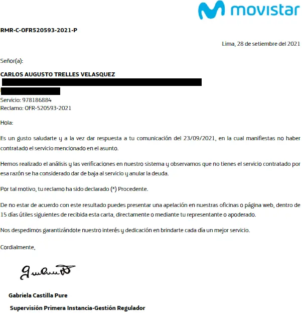 estafa a nombre de telefonia movistar por deuda - Qué pasa si no pago un teléfono en Movistar