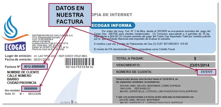 cómo dar de baja el servicio de ecogas por internet - Qué se necesita para dar de baja Ecogas