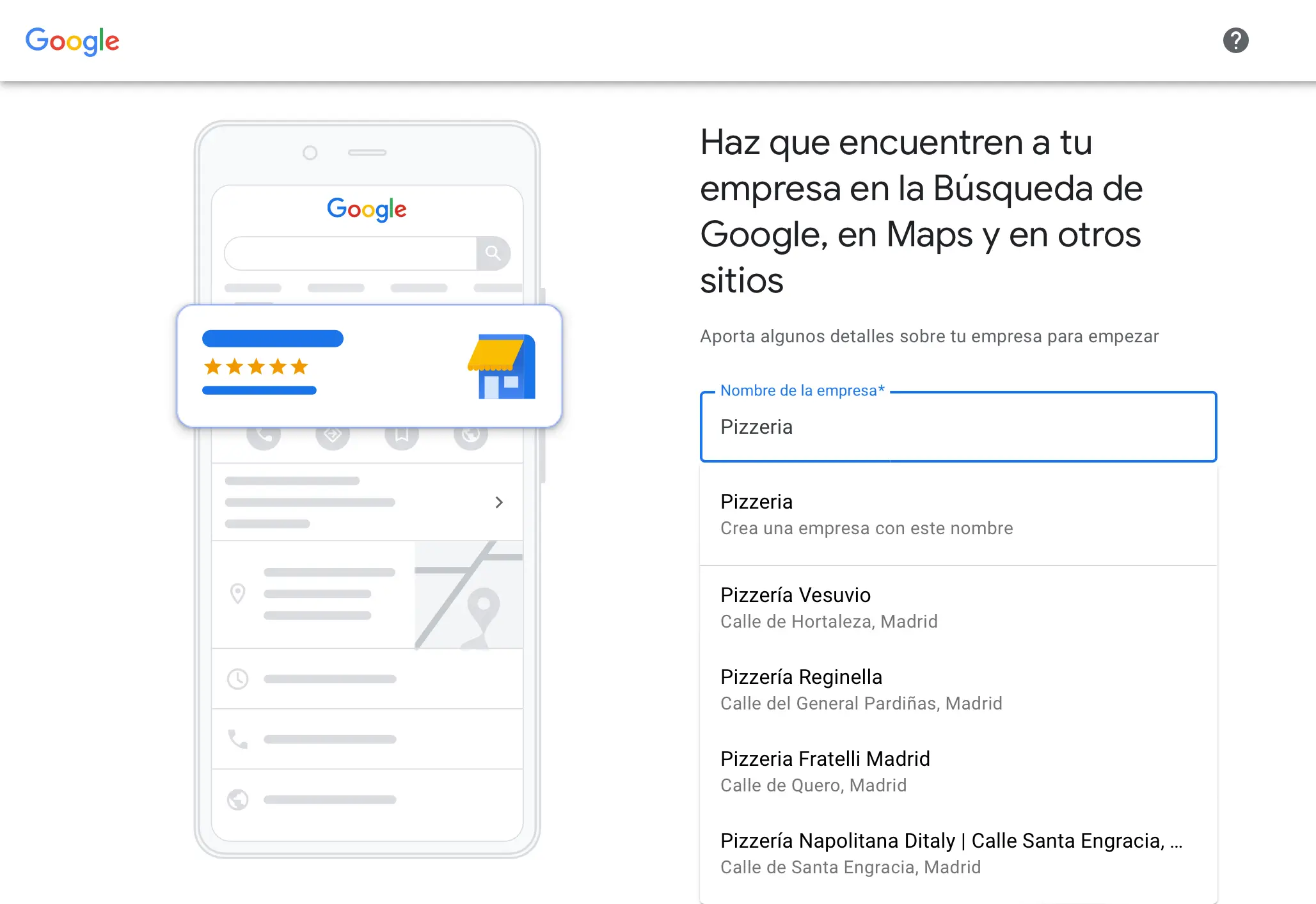 categoria para telefonia celular en google my bussiness - Qué se pone en categoria empresarial