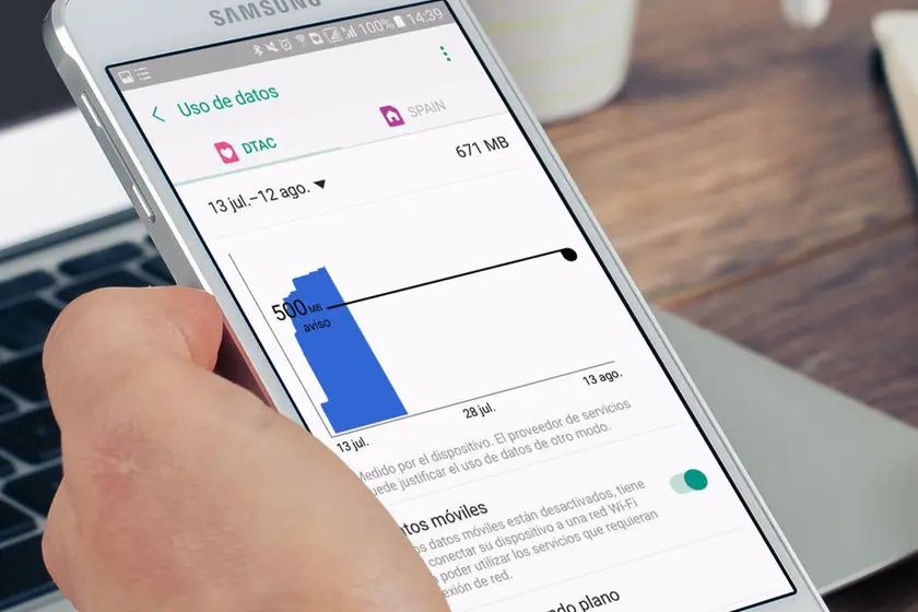 uso de datos wi fi - Qué significa cuando aparece advertencia de uso de datos