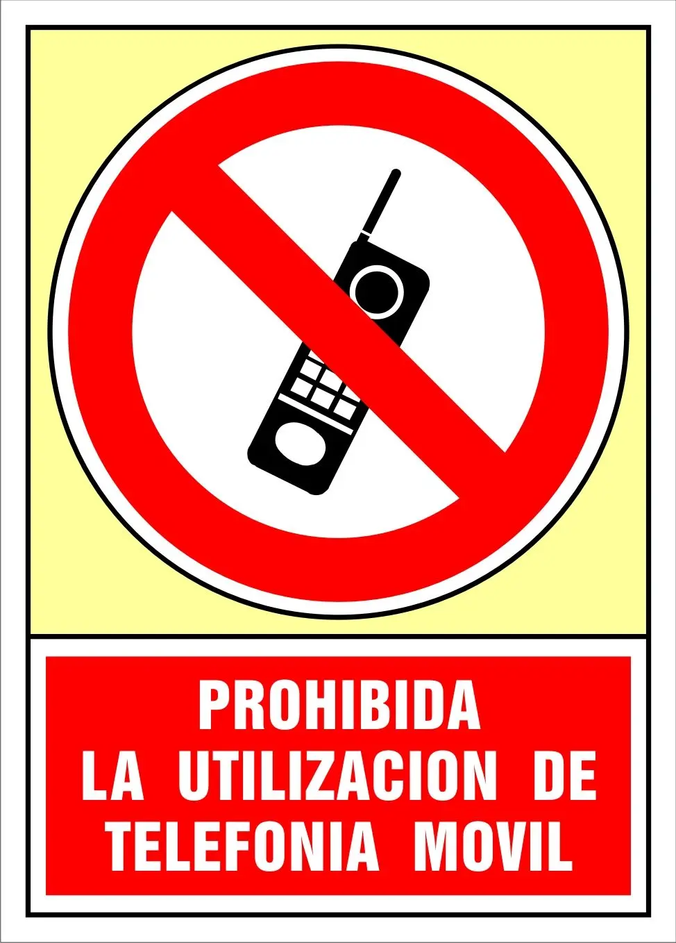 Cartel de Prohibir Usar Telefonía Celular: Seguridad, Respeto y Normativa - Qué significa prohibido el uso de celulares cartel de prohibir usar telefonia celular - Qué significa prohibido el uso de celulares