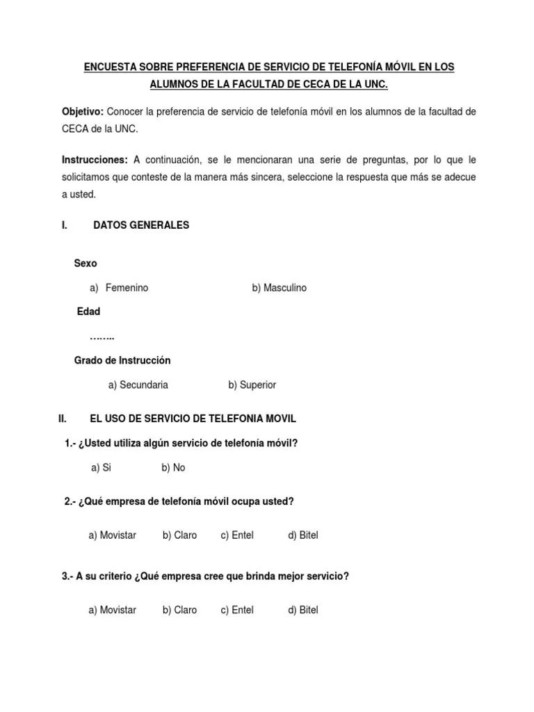 encuestas de telefonia movil - Qué son las encuestas móviles