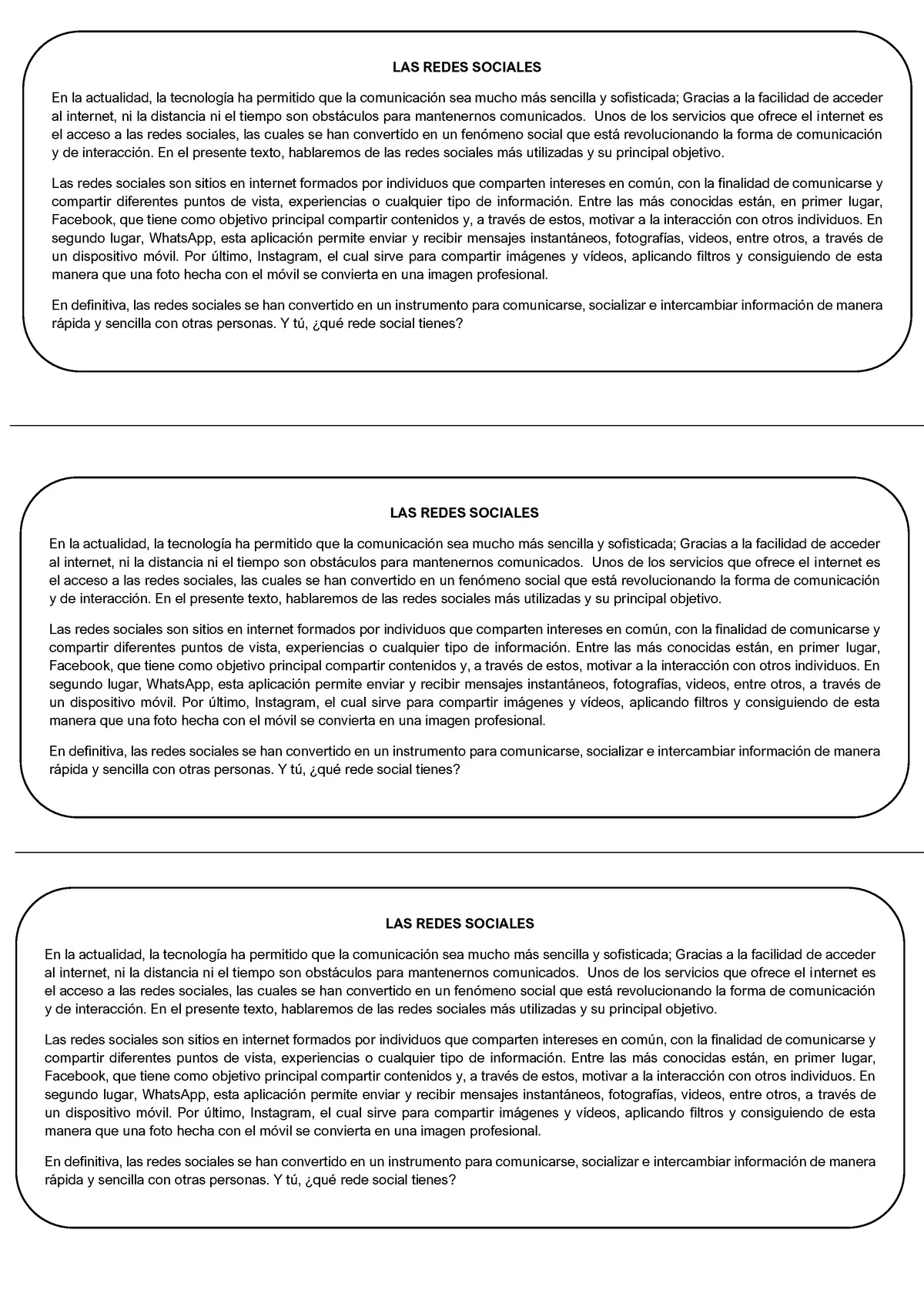 texto expositivo de internet - Qué son las redes sociales texto expositivo