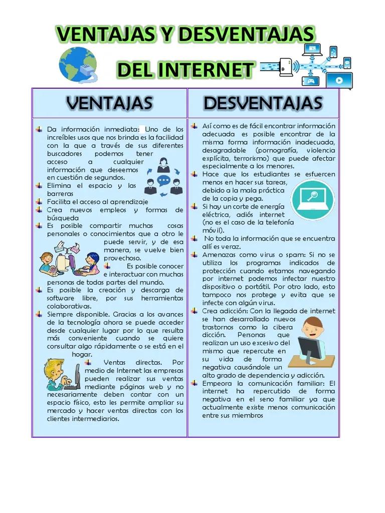 ventajas y desventajas de internet - Qué ventajas tiene el uso del internet