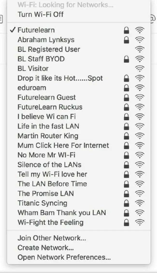 good wifi ssid names - What is a good SSID name