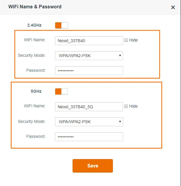 nexxt router default password wifi - What is the default password for Nexxt login