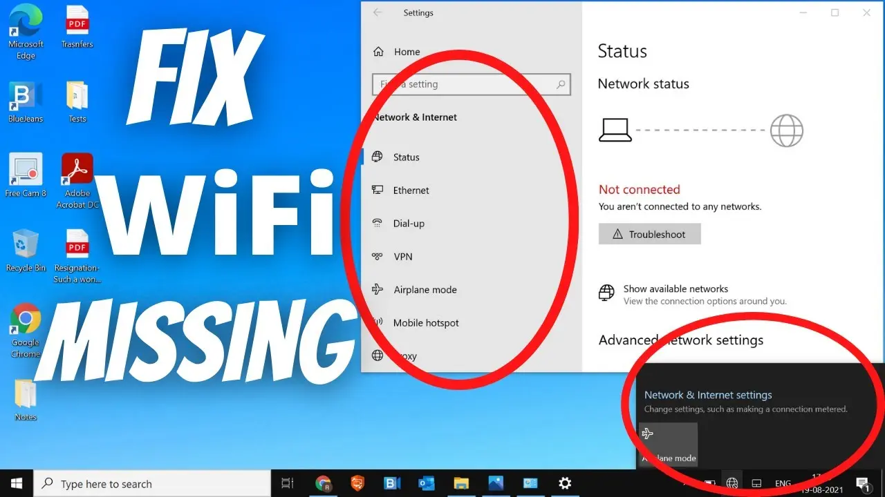 wifi not showing up - Why can't I see the Wi-Fi option in Windows 10
