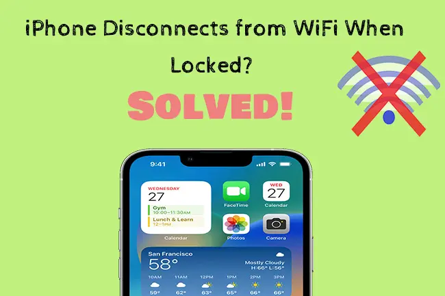 ¿Por qué mi iPhone pierde la conexión Wi-Fi al bloquearse? - Why does my Wi-Fi turn off when I turn off my phone iPhone iphone loses wifi when locked - Why does my Wi-Fi turn off when I turn off my phone iPhone