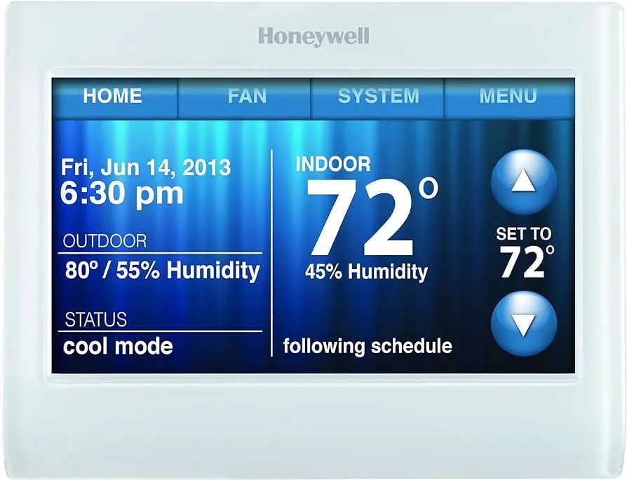 El Control Termostático Honeywell WiFi Programable con Pantalla Táctil - Why is my Honeywell thermostat touch screen not working honeywell wi fi programmable touchscreen thermostat - Why is my Honeywell thermostat touch screen not working