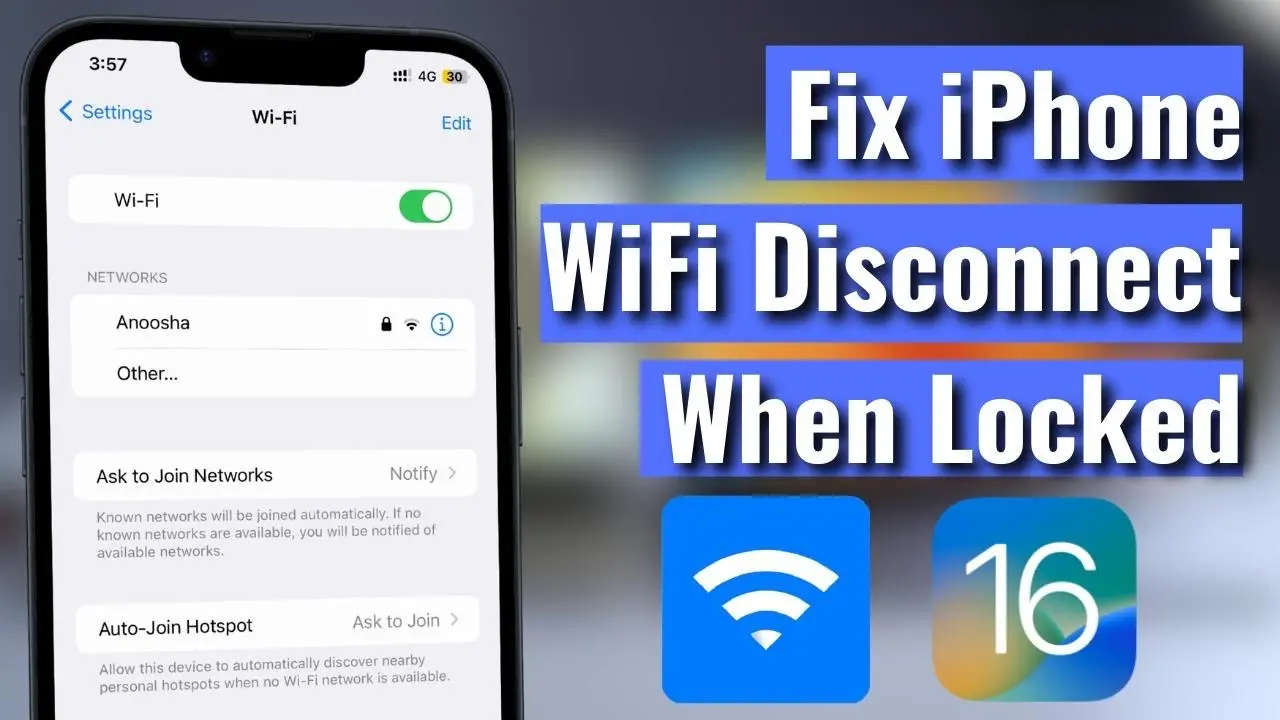 wifi locked on iphone - Why is there a lock symbol on my Wi-Fi iPhone